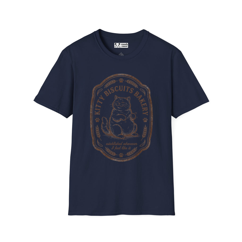 Kitty Biscuits Bakery Cat T-Shirt