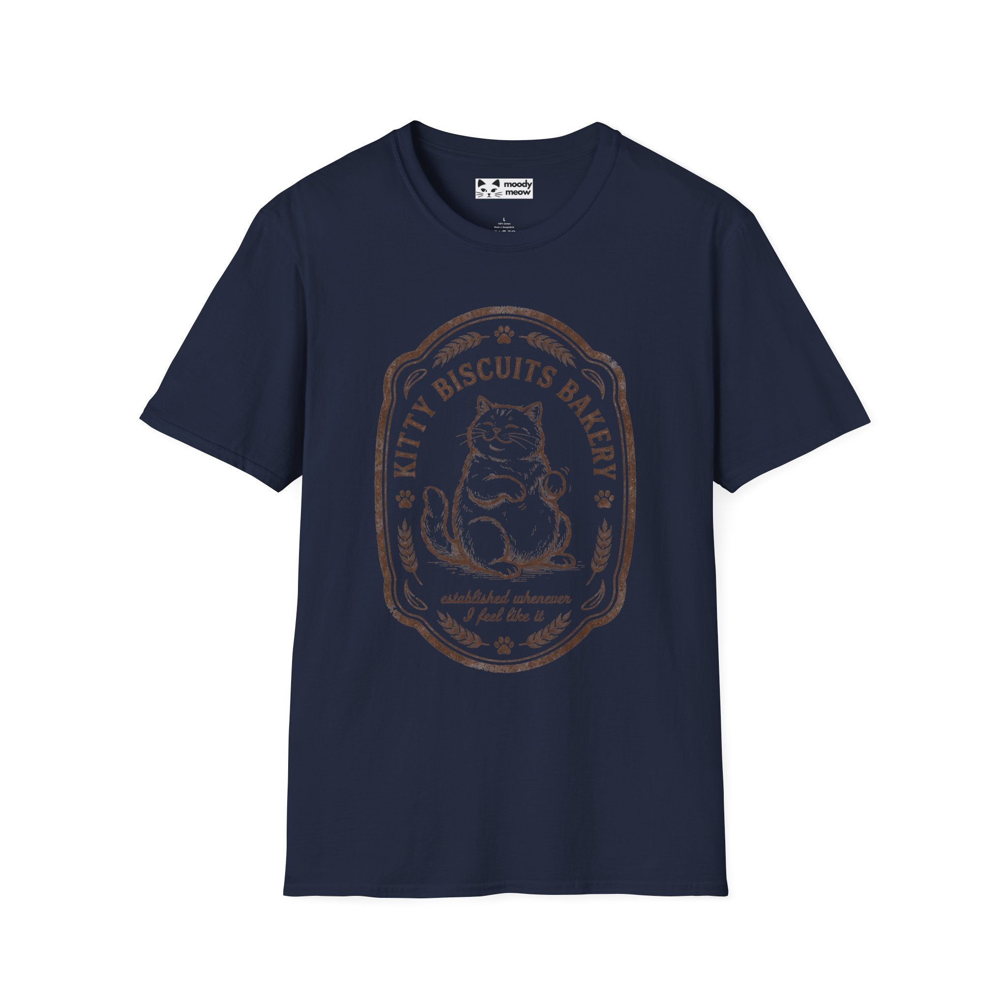 Kitty Biscuits Bakery Cat T-Shirt