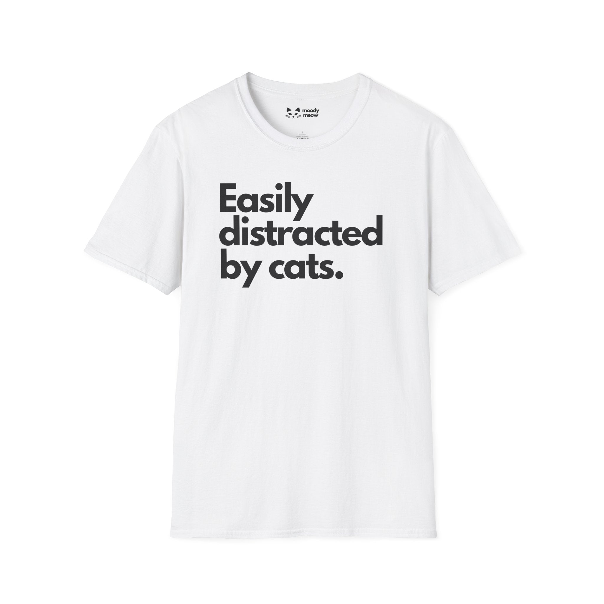 Easily Distracted by Cats T-Shirt