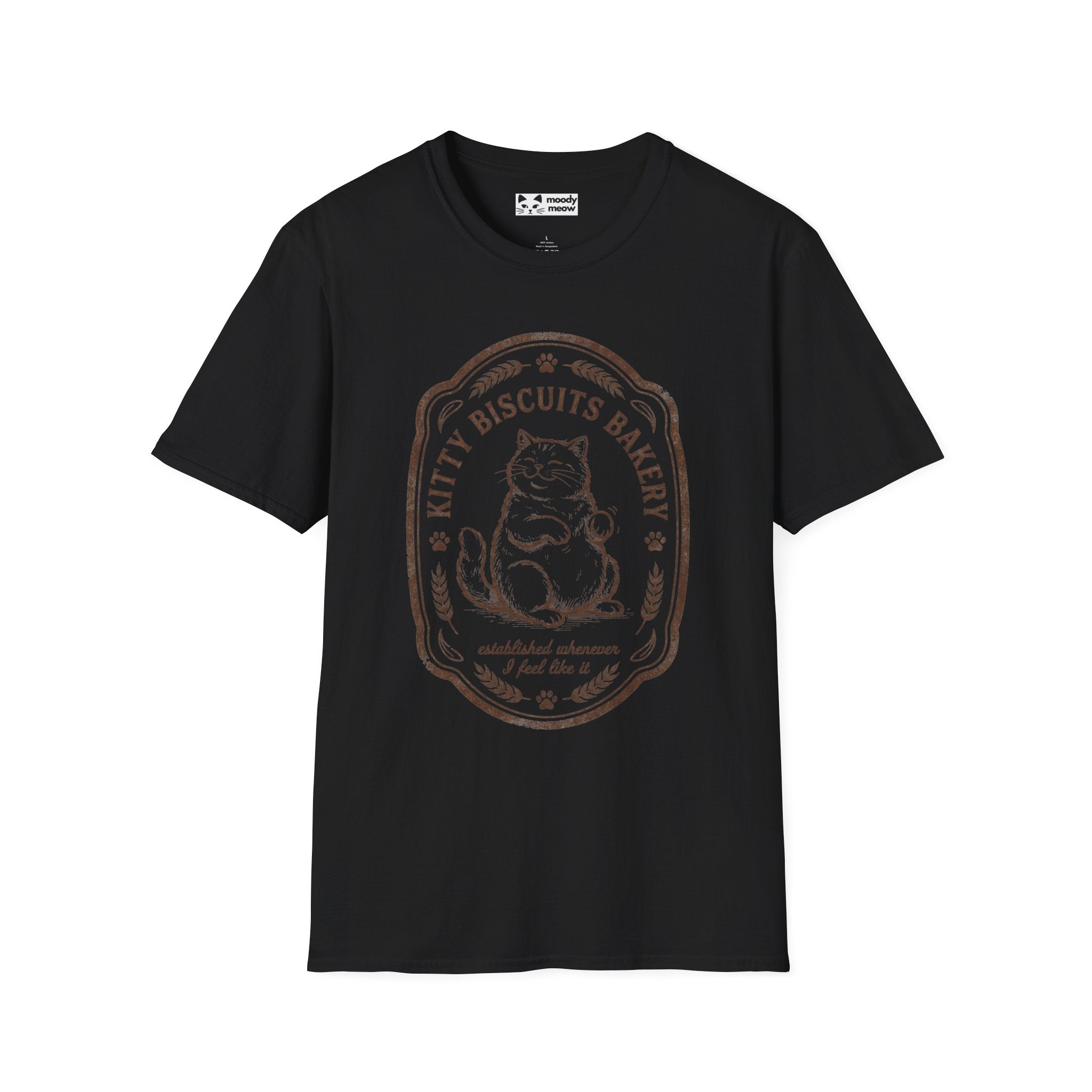 Kitty Biscuits Bakery Cat T-Shirt