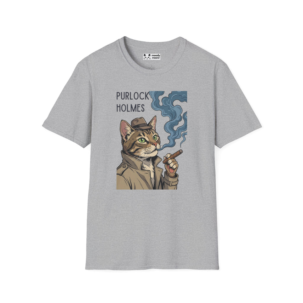 Purlock Holmes Cat T-Shirt